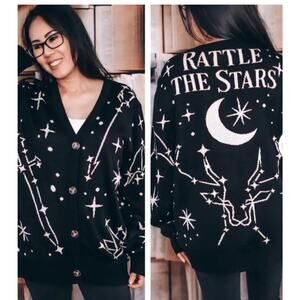 throne of glass inspired cartigan womans size small